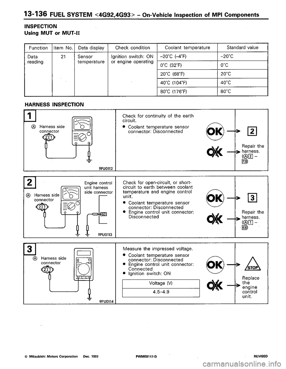 MITSUBISHI COLT 1992 Workshop Manual MITSUBISHI COLT 1992 Workshop Manual
