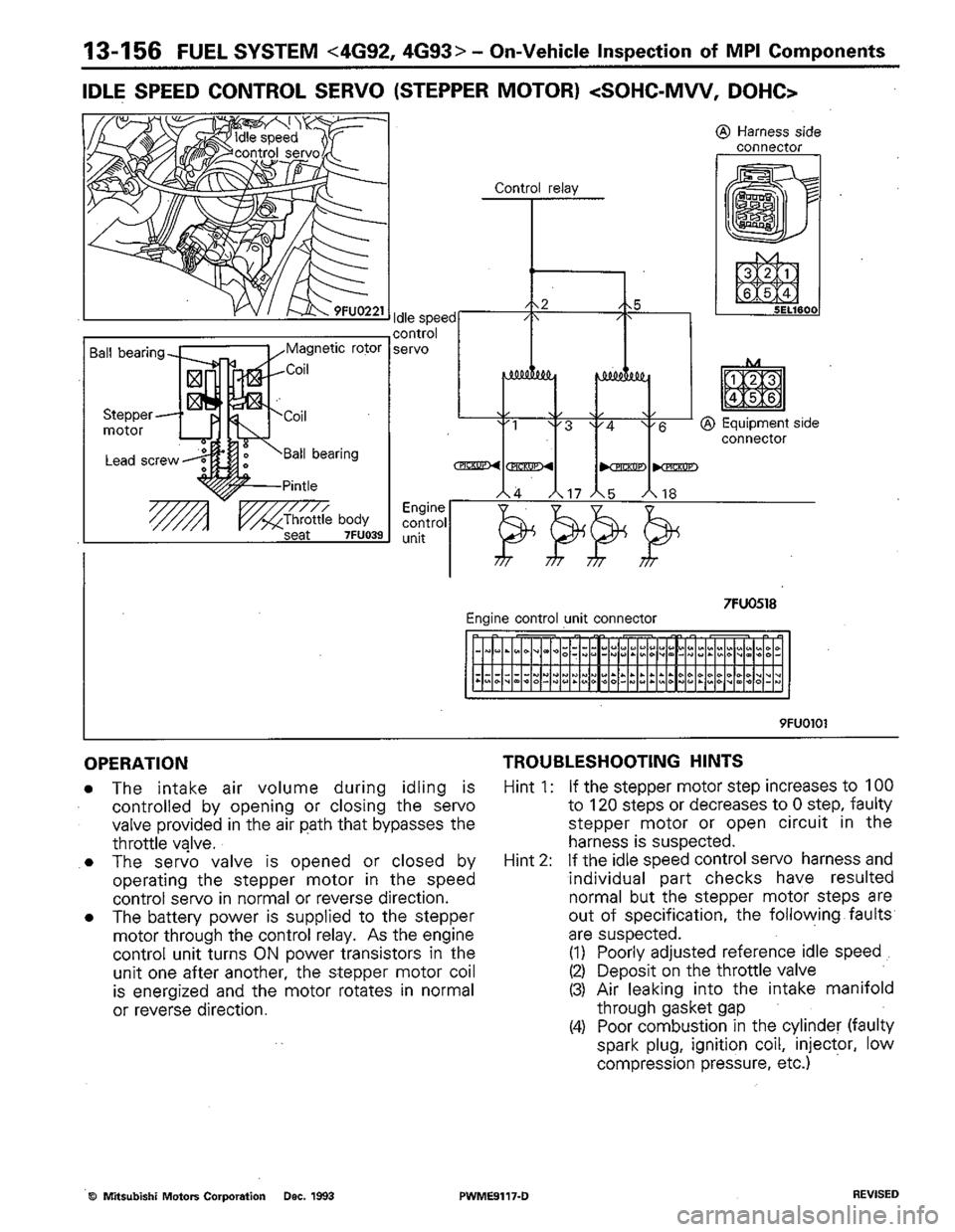 MITSUBISHI COLT 1992 Workshop Manual MITSUBISHI COLT 1992 Workshop Manual