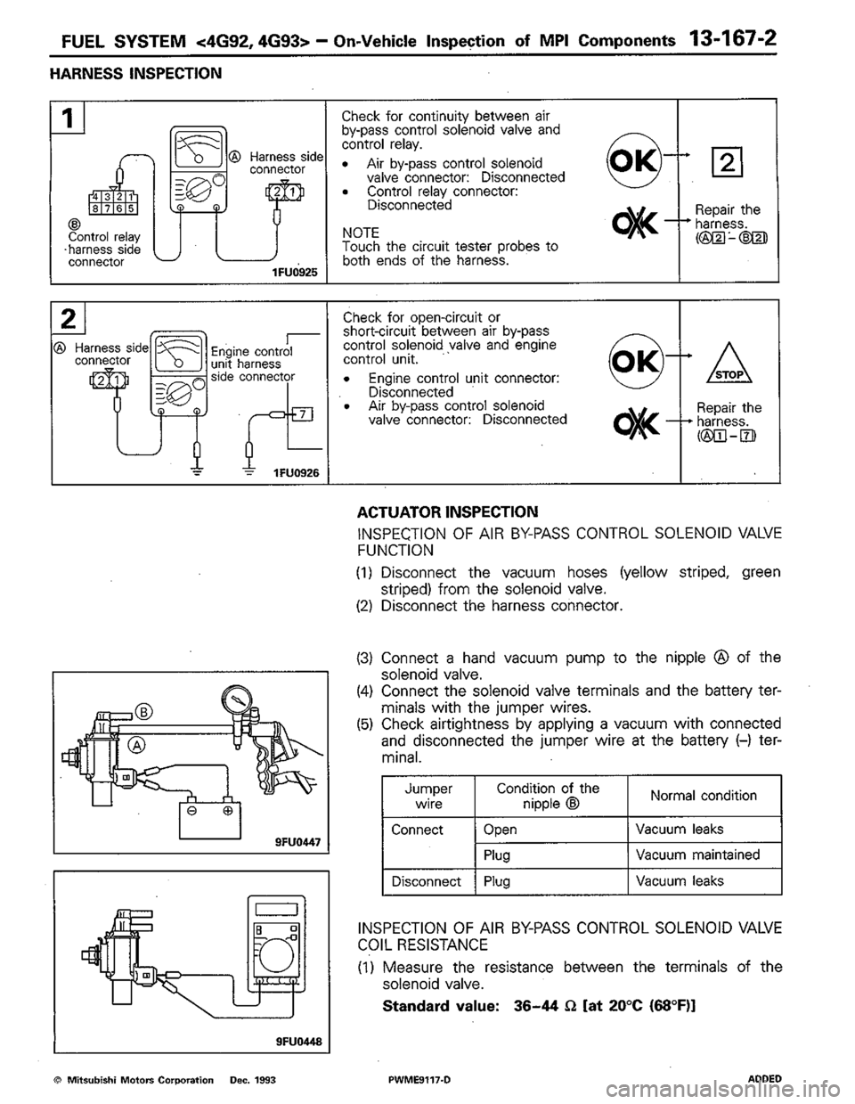 MITSUBISHI COLT 1992 Workshop Manual MITSUBISHI COLT 1992 Workshop Manual