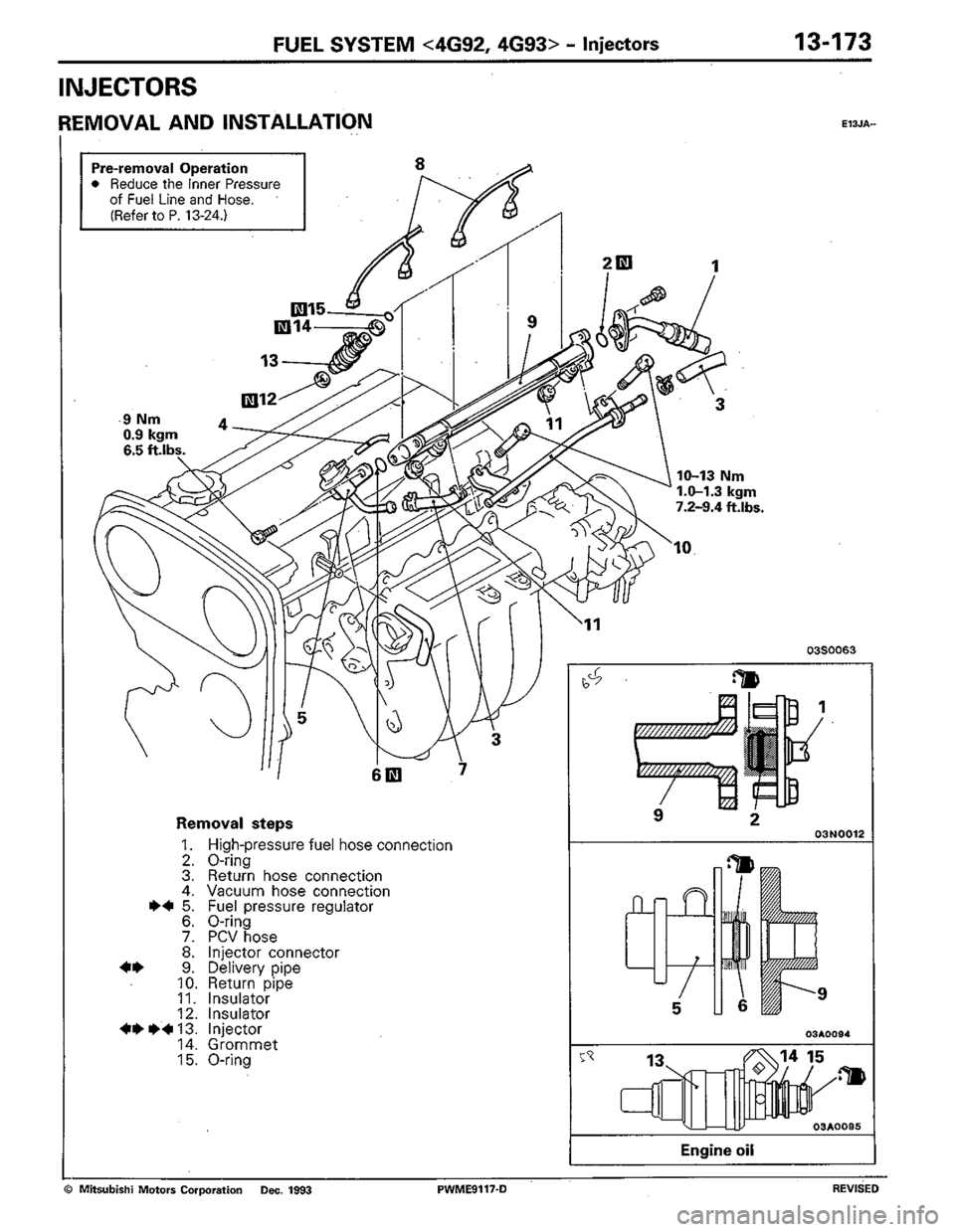 MITSUBISHI COLT 1992 Workshop Manual MITSUBISHI COLT 1992 Workshop Manual