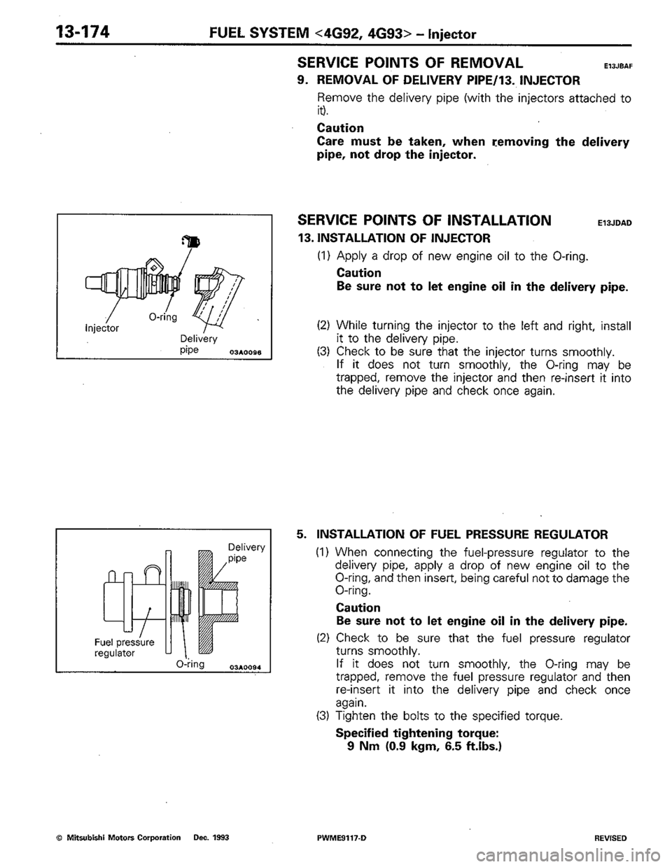 MITSUBISHI COLT 1992 Workshop Manual MITSUBISHI COLT 1992 Workshop Manual