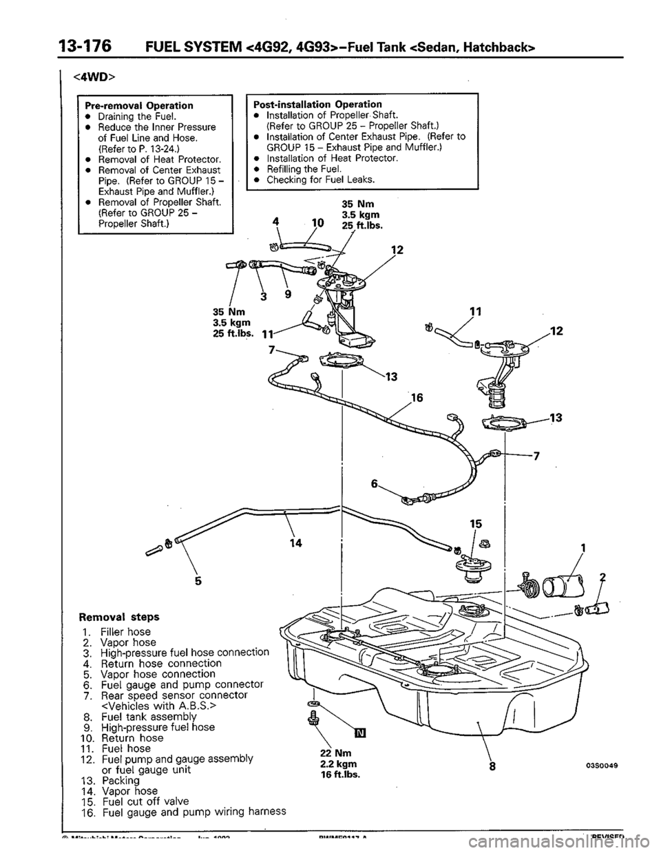 MITSUBISHI COLT 1992 Workshop Manual MITSUBISHI COLT 1992 Workshop Manual