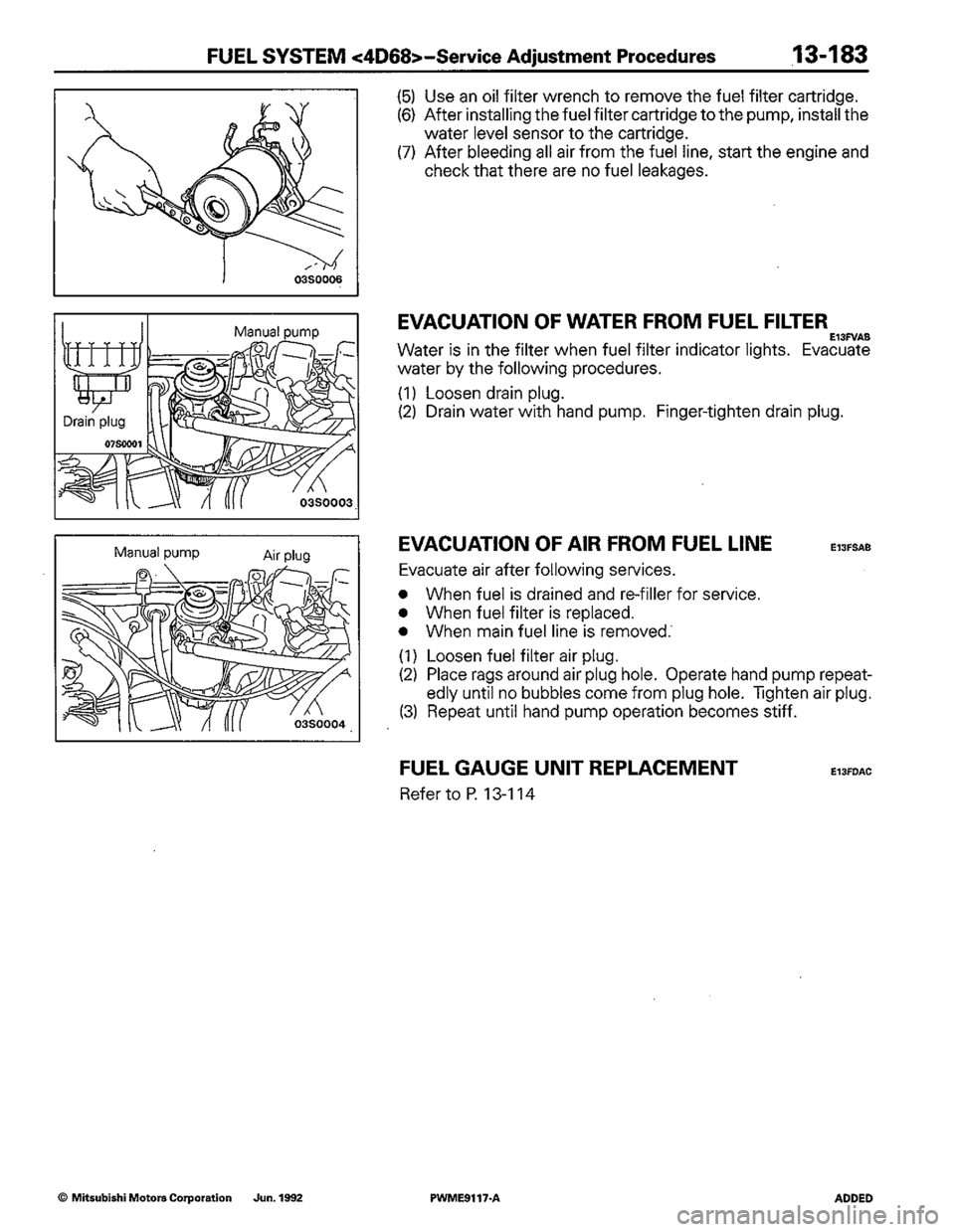 MITSUBISHI COLT 1992 Workshop Manual MITSUBISHI COLT 1992 Workshop Manual