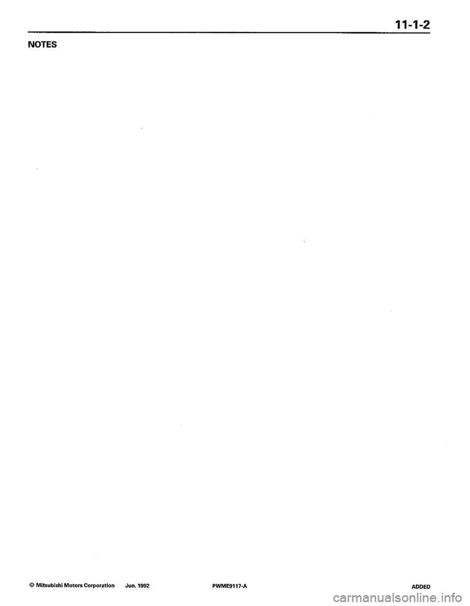 MITSUBISHI COLT 1992 Service Manual MITSUBISHI COLT 1992 Service Manual