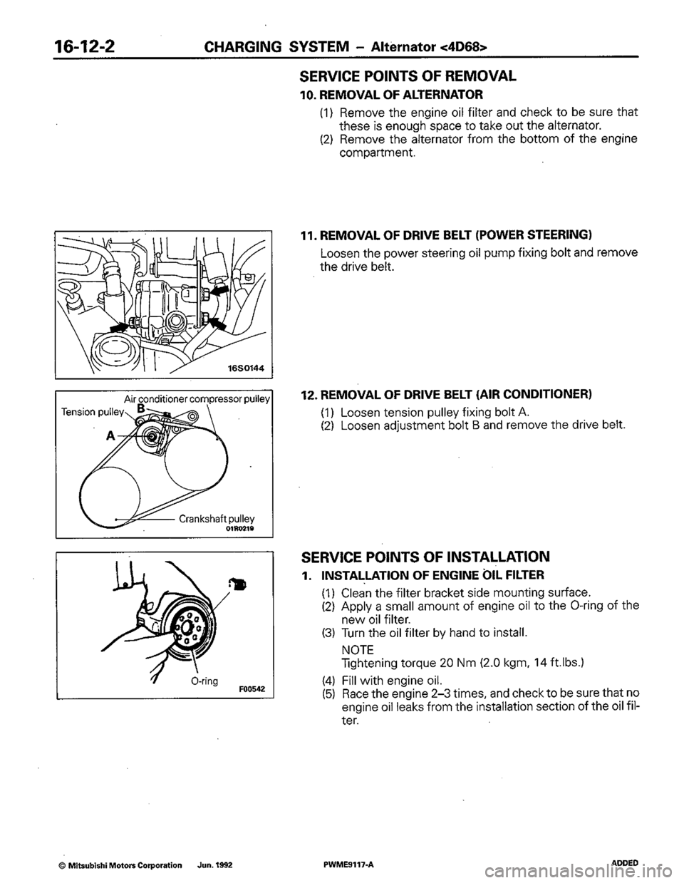 MITSUBISHI COLT 1992 Workshop Manual MITSUBISHI COLT 1992 Workshop Manual