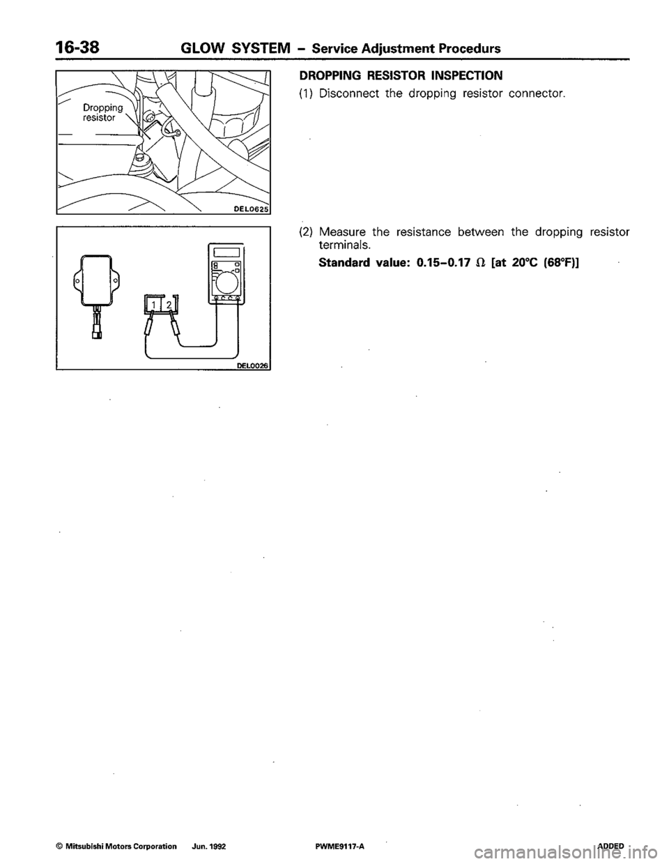 MITSUBISHI COLT 1992 Workshop Manual MITSUBISHI COLT 1992 Workshop Manual