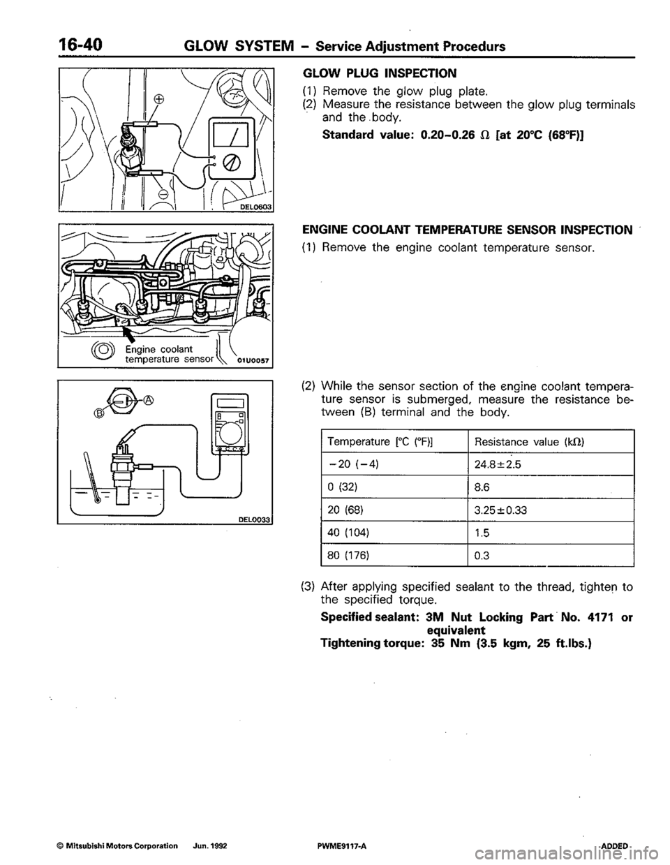 MITSUBISHI COLT 1992 Workshop Manual MITSUBISHI COLT 1992 Workshop Manual