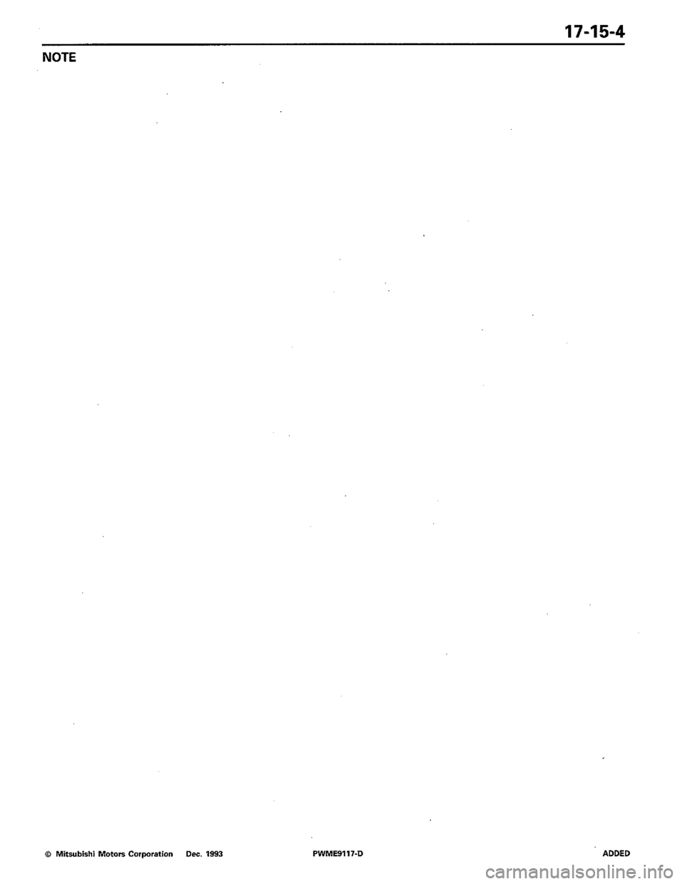 MITSUBISHI COLT 1992 Workshop Manual MITSUBISHI COLT 1992 Workshop Manual
