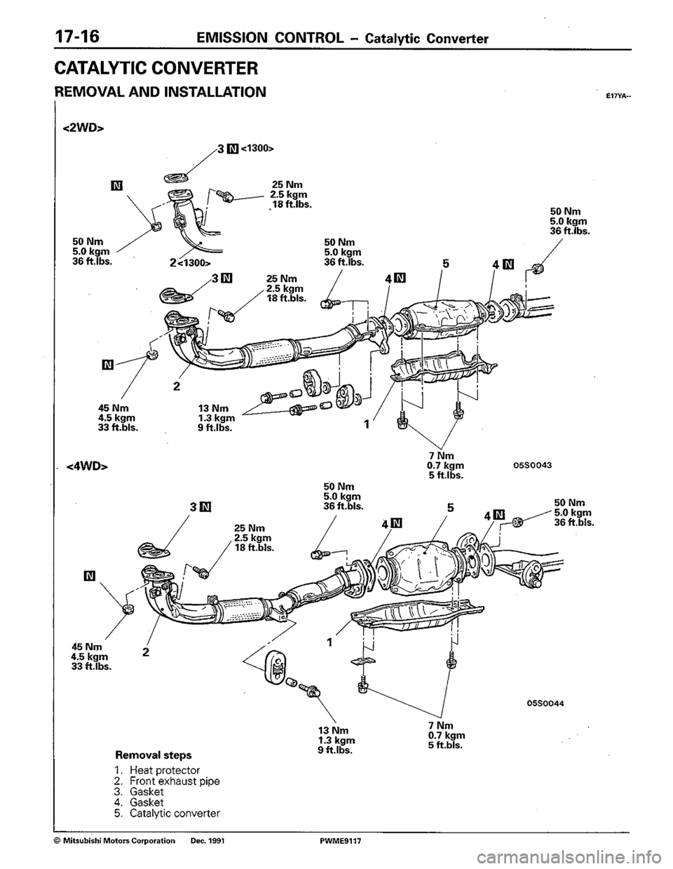 MITSUBISHI COLT 1992 Workshop Manual MITSUBISHI COLT 1992 Workshop Manual