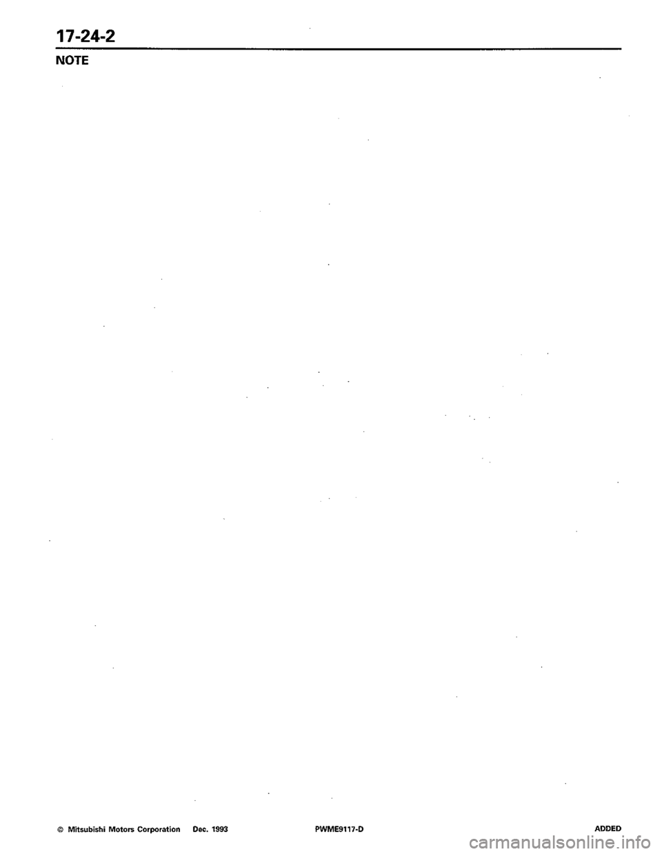 MITSUBISHI COLT 1992 Workshop Manual MITSUBISHI COLT 1992 Workshop Manual