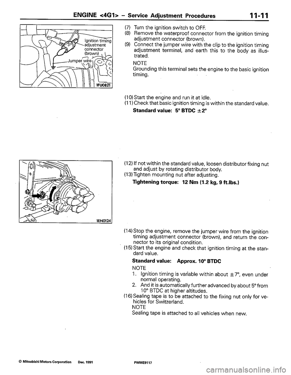 MITSUBISHI COLT 1992 Repair Manual MITSUBISHI COLT 1992 Repair Manual
