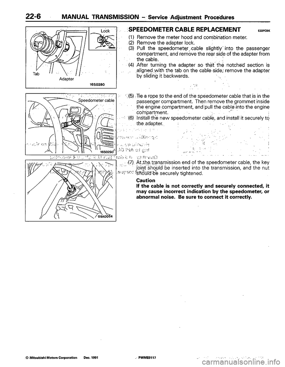 MITSUBISHI COLT 1992 Workshop Manual MITSUBISHI COLT 1992 Workshop Manual