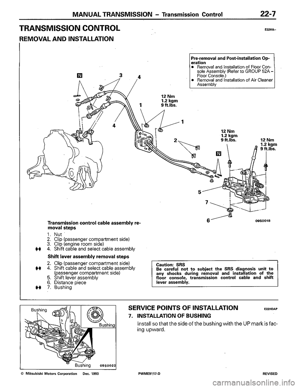 MITSUBISHI COLT 1992 Workshop Manual MITSUBISHI COLT 1992 Workshop Manual