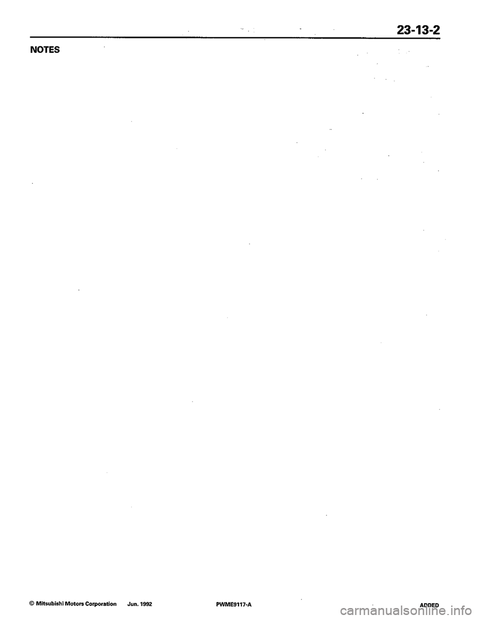 MITSUBISHI COLT 1992 Workshop Manual MITSUBISHI COLT 1992 Workshop Manual