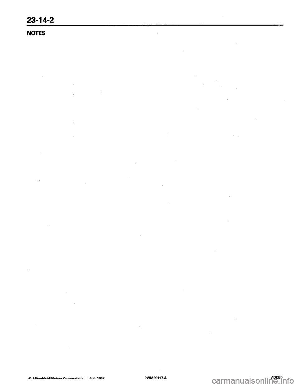 MITSUBISHI COLT 1992 Workshop Manual MITSUBISHI COLT 1992 Workshop Manual