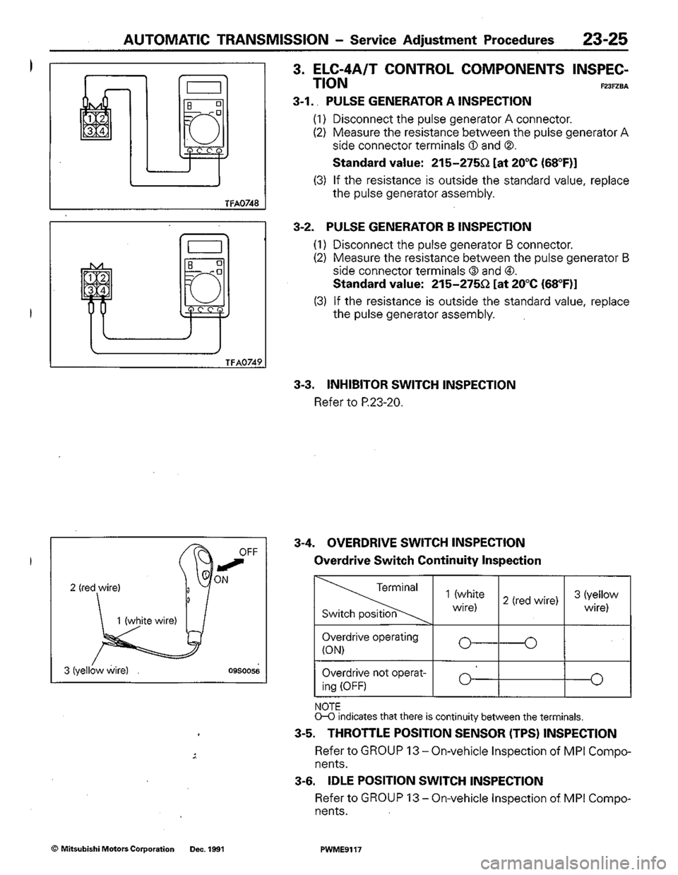 MITSUBISHI COLT 1992 Workshop Manual MITSUBISHI COLT 1992 Workshop Manual