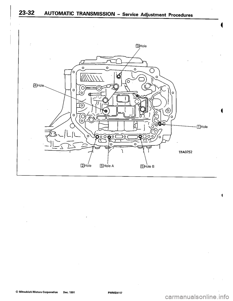MITSUBISHI COLT 1992 Workshop Manual MITSUBISHI COLT 1992 Workshop Manual