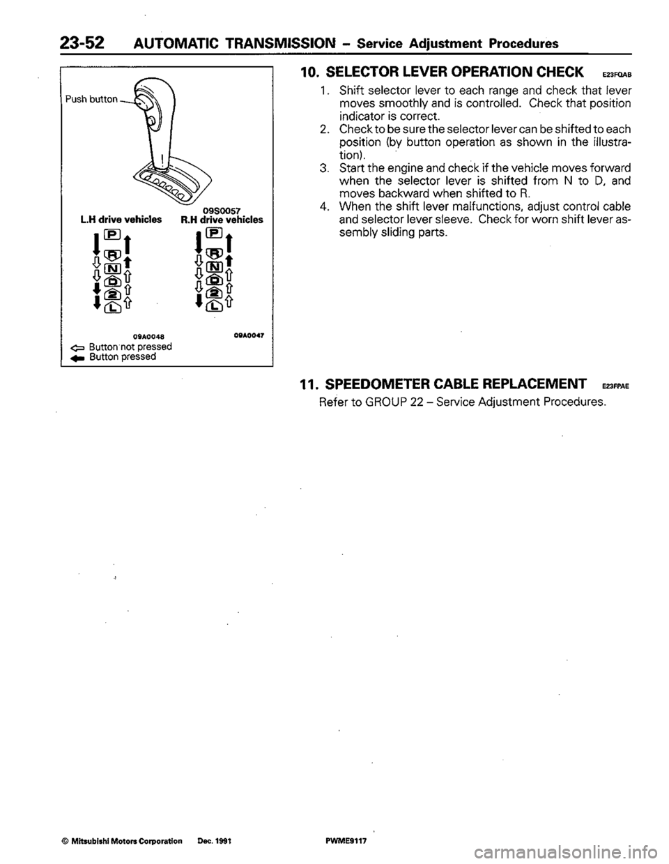 MITSUBISHI COLT 1992 Workshop Manual MITSUBISHI COLT 1992 Workshop Manual
