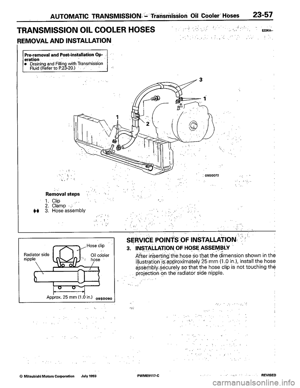 MITSUBISHI COLT 1992 Workshop Manual MITSUBISHI COLT 1992 Workshop Manual