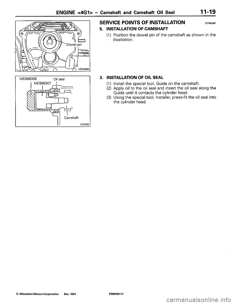 MITSUBISHI COLT 1992 Repair Manual MITSUBISHI COLT 1992 Repair Manual