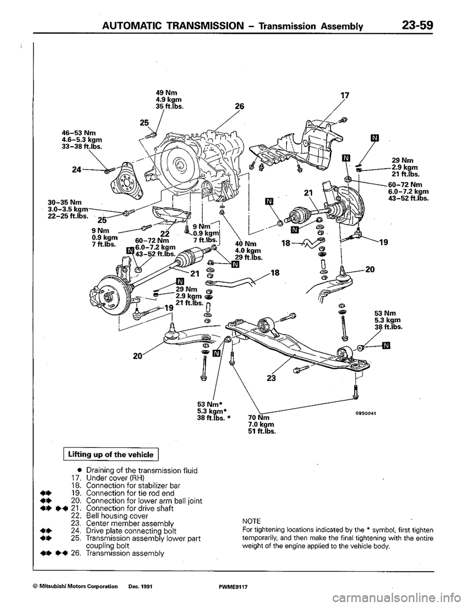 MITSUBISHI COLT 1992 Workshop Manual MITSUBISHI COLT 1992 Workshop Manual