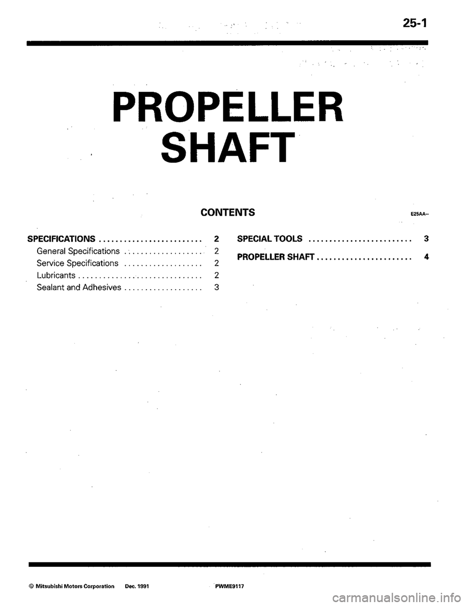 MITSUBISHI COLT 1992 Workshop Manual MITSUBISHI COLT 1992 Workshop Manual