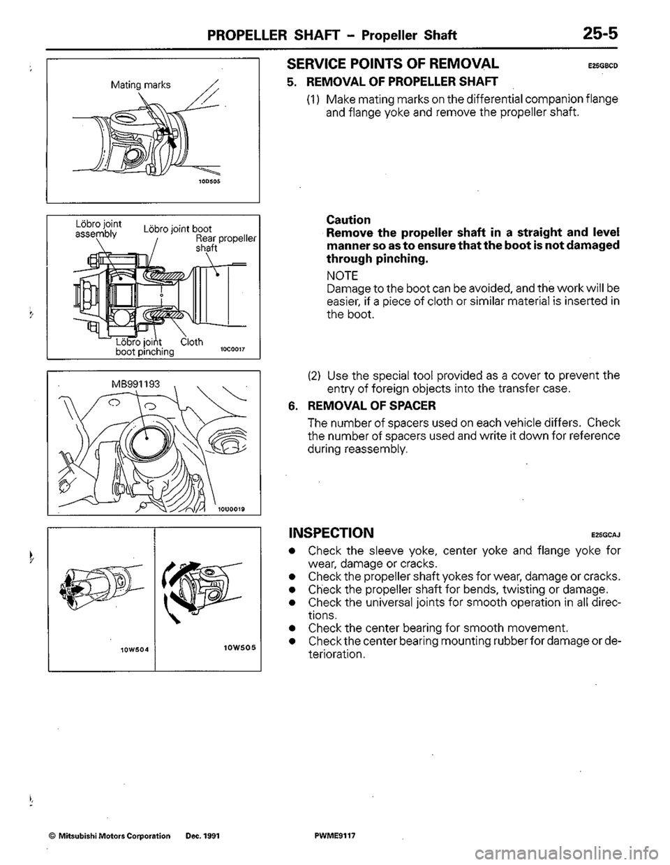 MITSUBISHI COLT 1992 Workshop Manual MITSUBISHI COLT 1992 Workshop Manual
