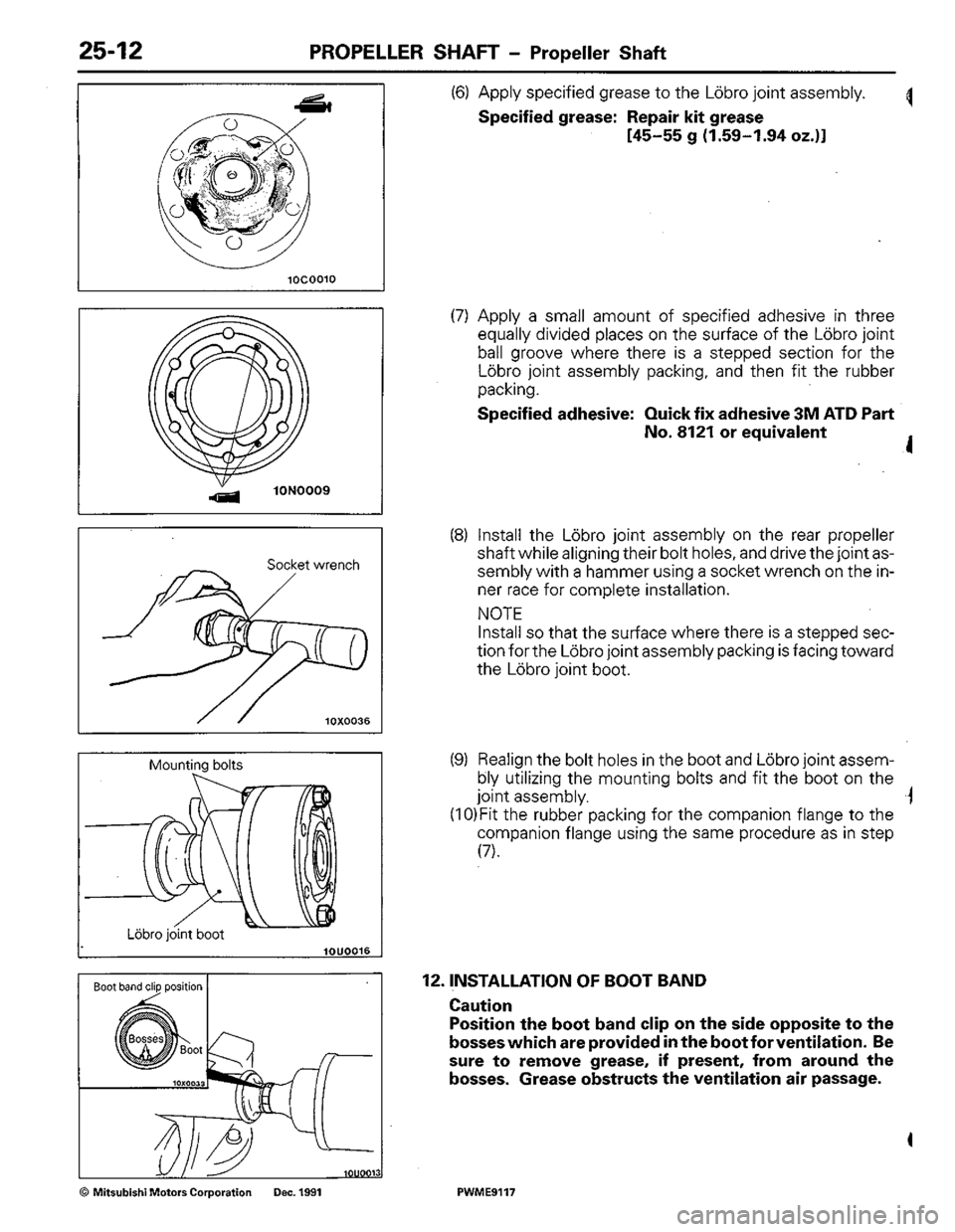 MITSUBISHI COLT 1992 Workshop Manual MITSUBISHI COLT 1992 Workshop Manual