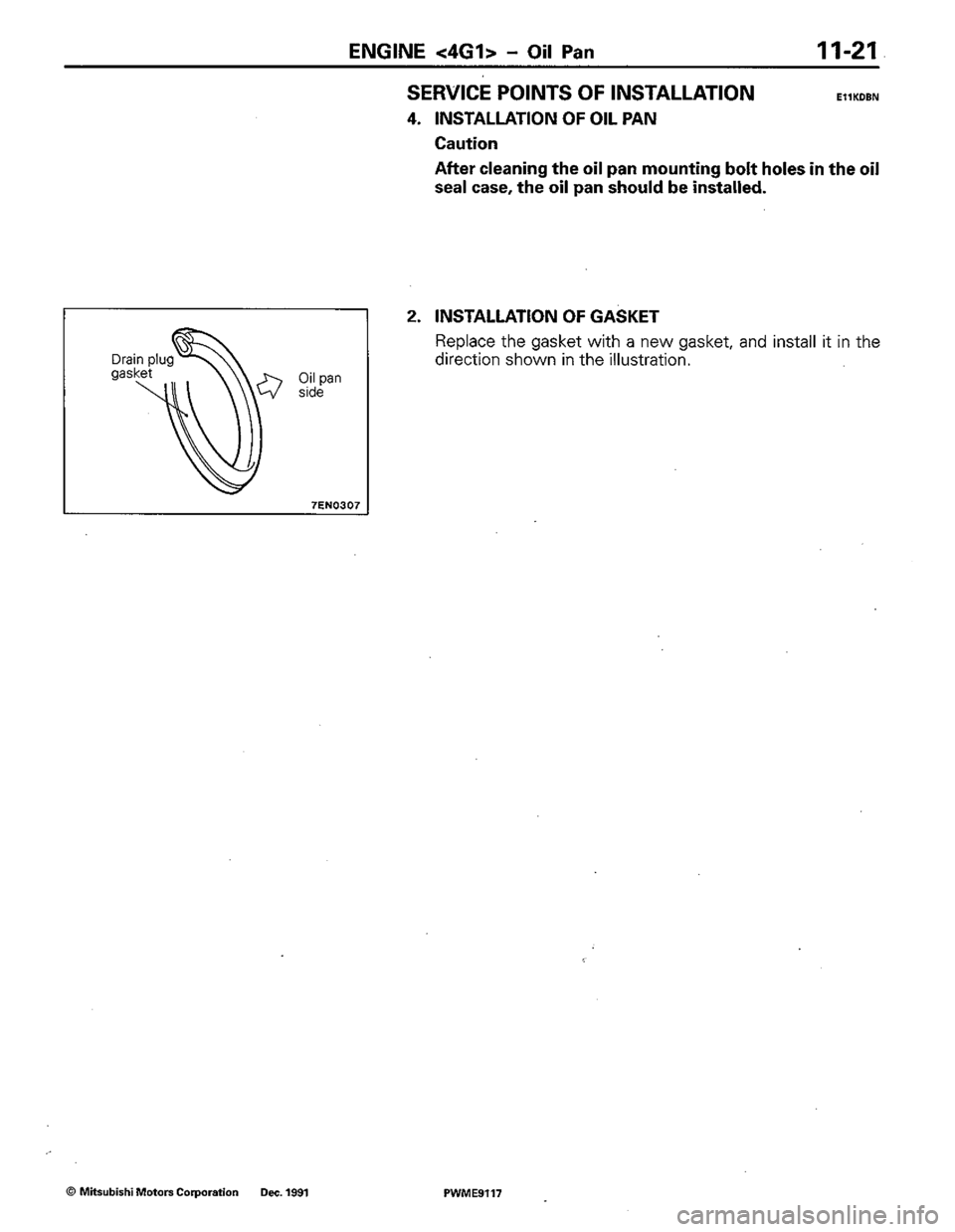 MITSUBISHI COLT 1992 Repair Manual MITSUBISHI COLT 1992 Repair Manual
