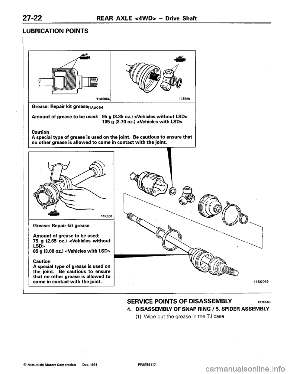 MITSUBISHI COLT 1992 Workshop Manual MITSUBISHI COLT 1992 Workshop Manual