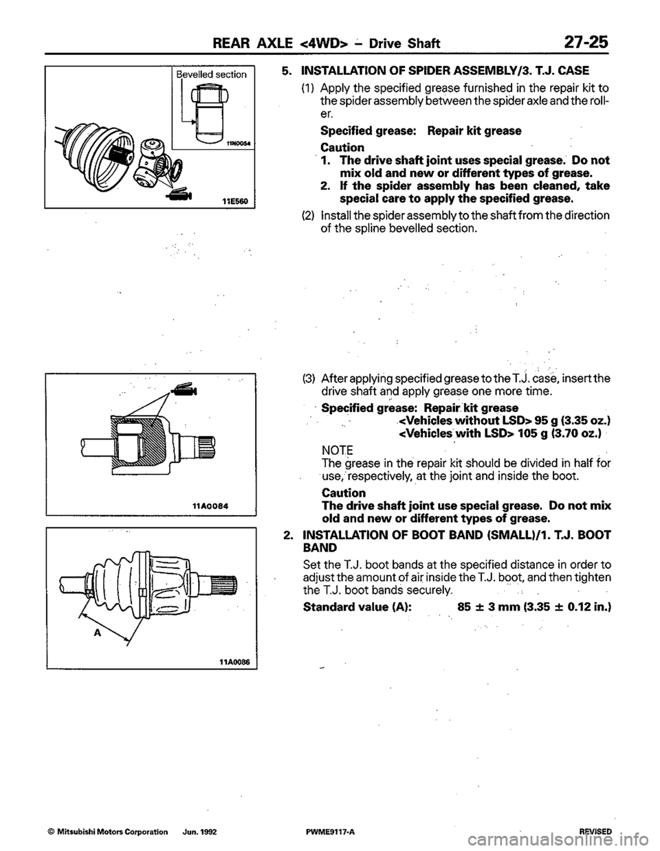 MITSUBISHI COLT 1992 Workshop Manual MITSUBISHI COLT 1992 Workshop Manual