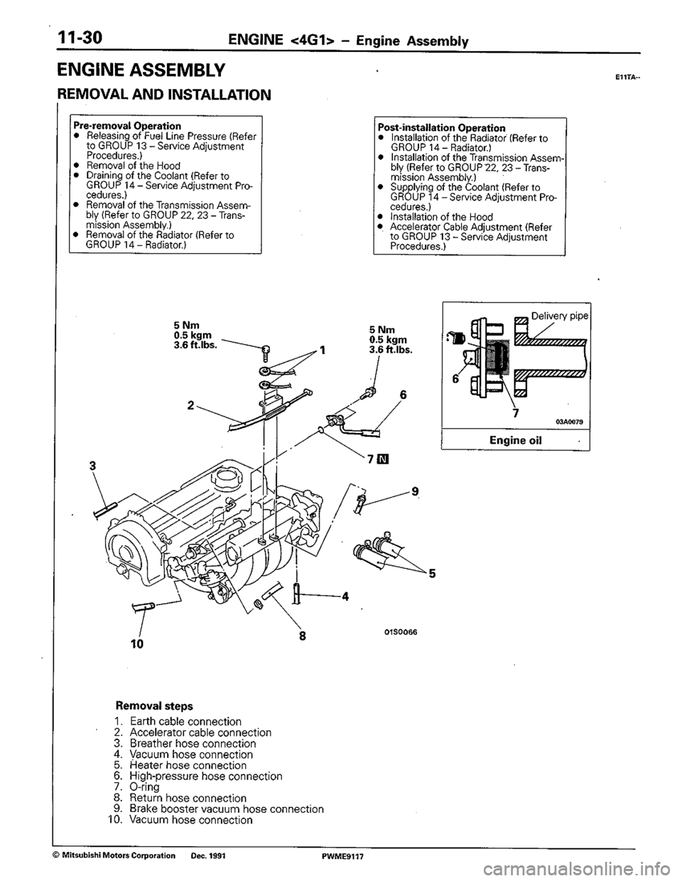 MITSUBISHI COLT 1992 Manual PDF MITSUBISHI COLT 1992 Manual PDF