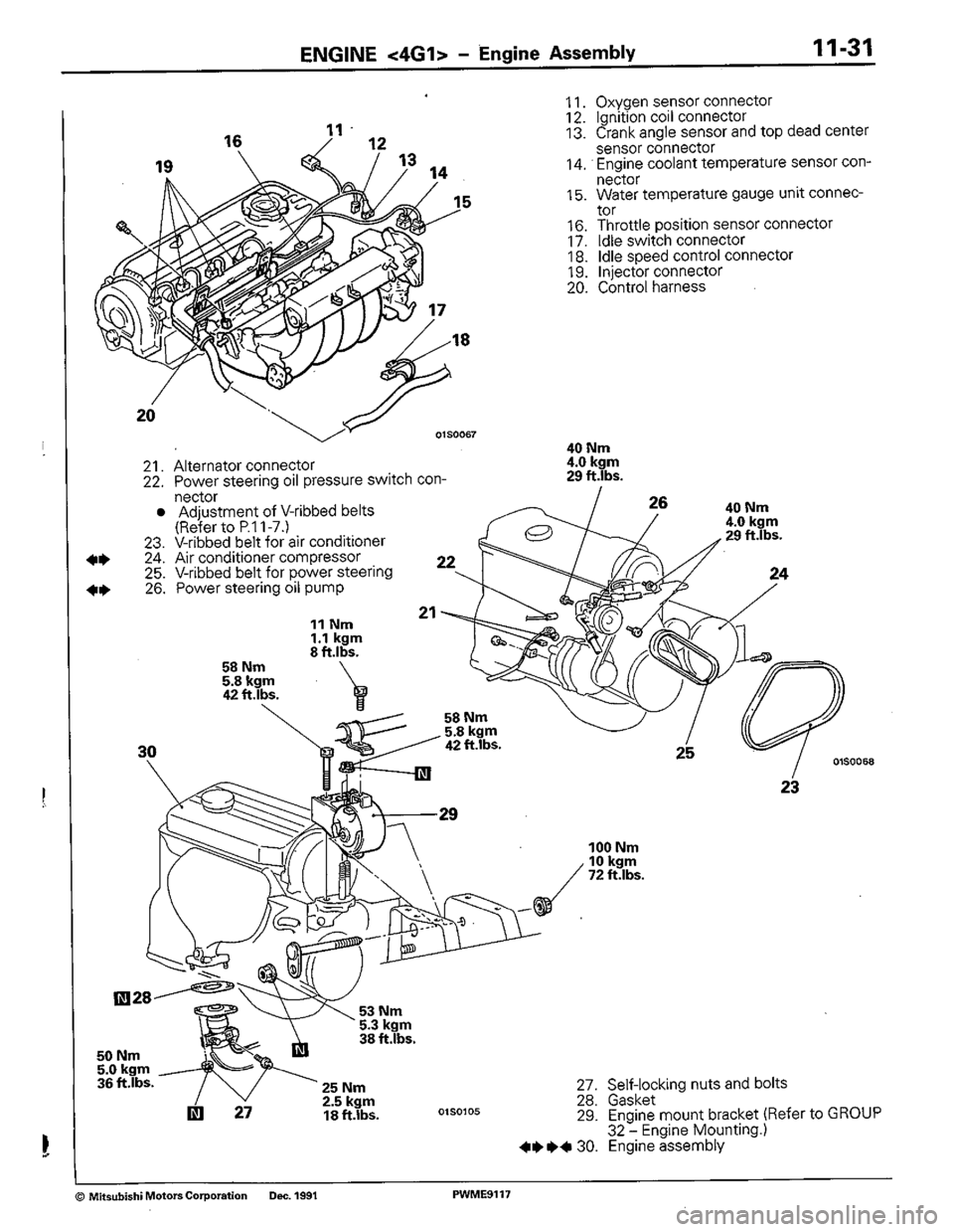 MITSUBISHI COLT 1992 Manual PDF MITSUBISHI COLT 1992 Manual PDF