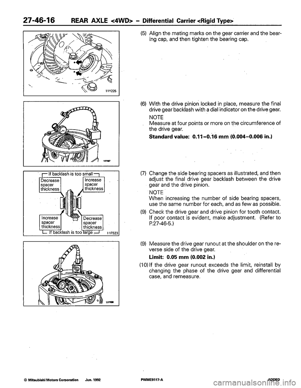 MITSUBISHI COLT 1992 Workshop Manual MITSUBISHI COLT 1992 Workshop Manual