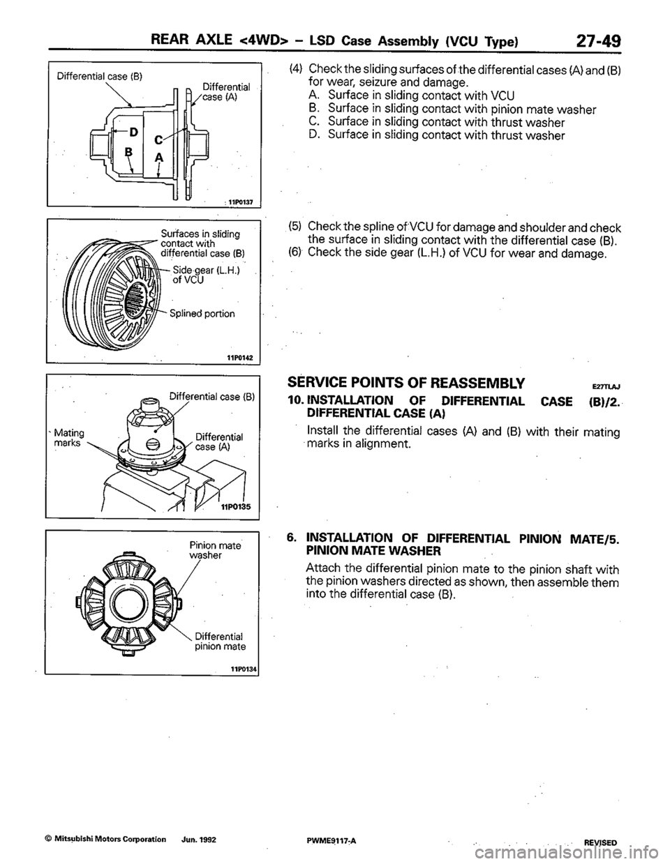 MITSUBISHI COLT 1992 Workshop Manual MITSUBISHI COLT 1992 Workshop Manual
