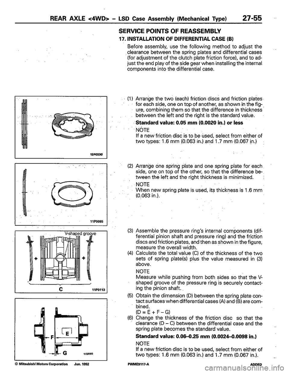 MITSUBISHI COLT 1992 Workshop Manual MITSUBISHI COLT 1992 Workshop Manual