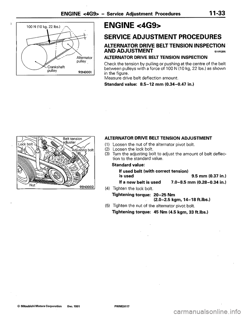 MITSUBISHI COLT 1992 Manual PDF MITSUBISHI COLT 1992 Manual PDF