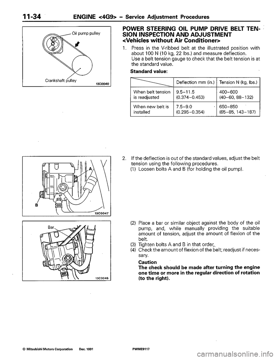 MITSUBISHI COLT 1992 Manual PDF MITSUBISHI COLT 1992 Manual PDF
