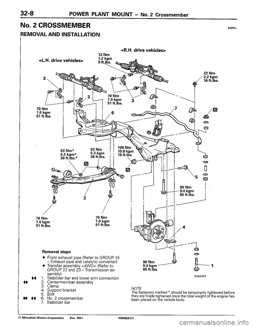 MITSUBISHI COLT 1992 Workshop Manual MITSUBISHI COLT 1992 Workshop Manual