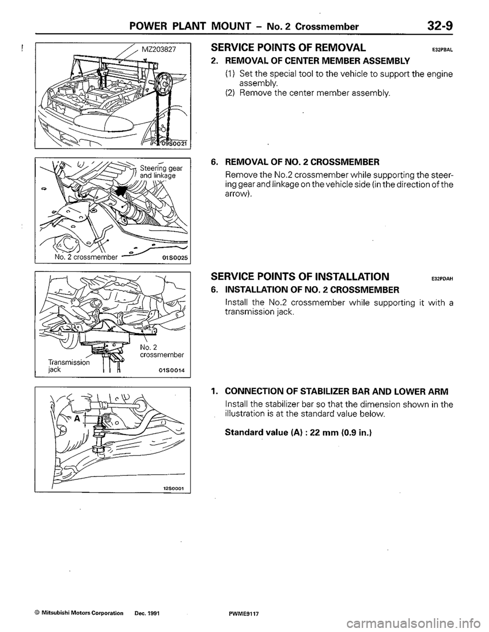 MITSUBISHI COLT 1992 Workshop Manual MITSUBISHI COLT 1992 Workshop Manual