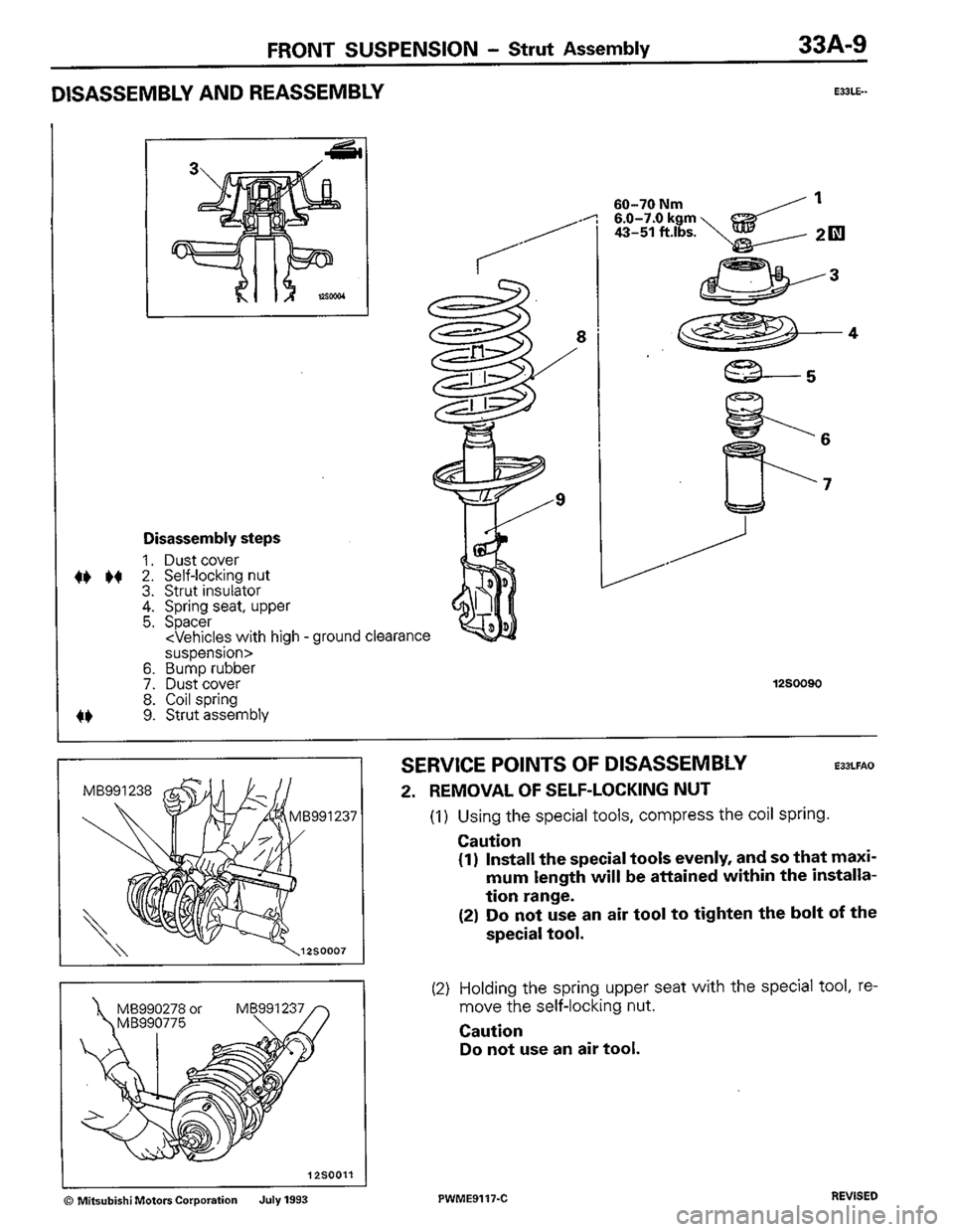 MITSUBISHI COLT 1992 Workshop Manual MITSUBISHI COLT 1992 Workshop Manual
