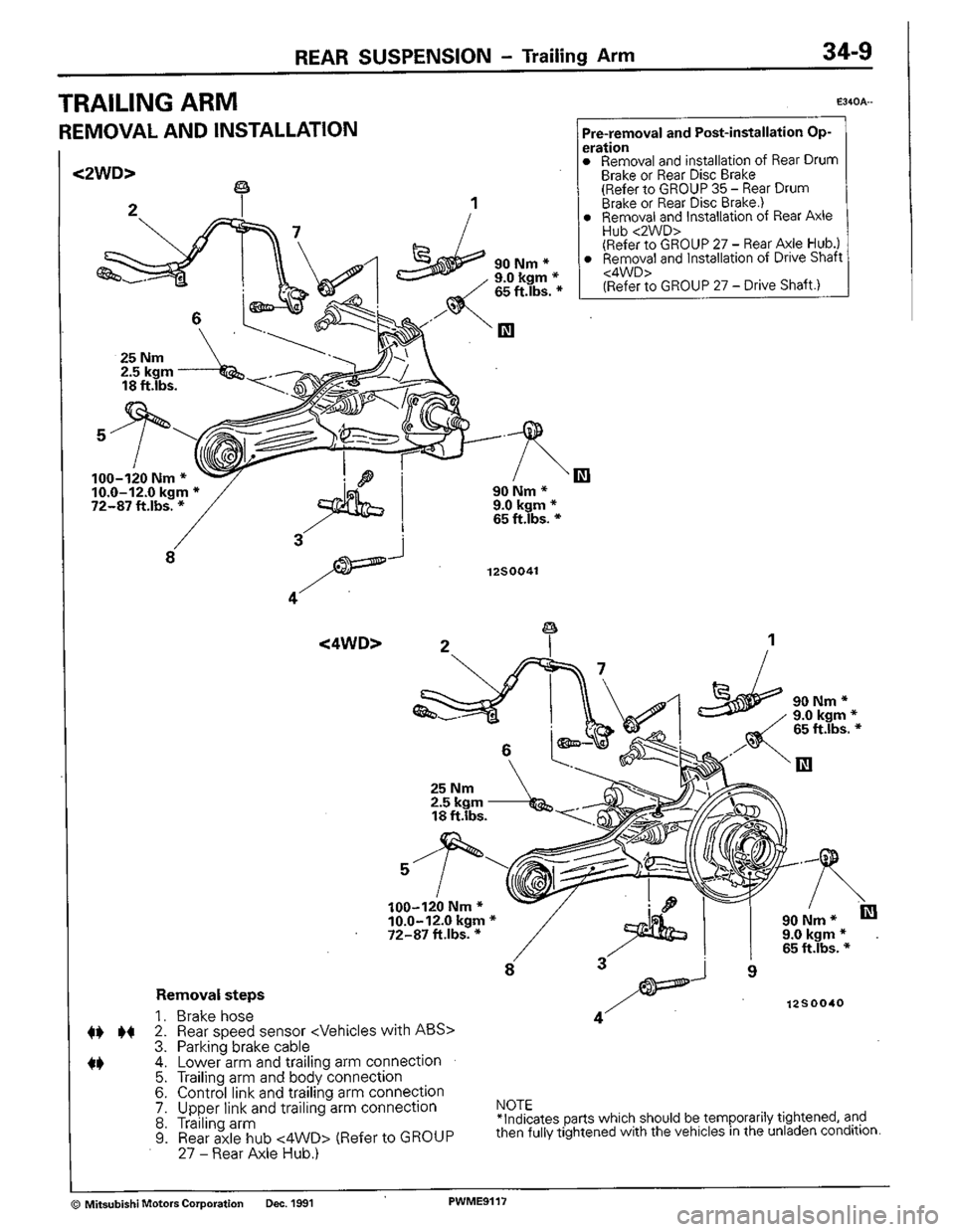MITSUBISHI COLT 1992 Workshop Manual MITSUBISHI COLT 1992 Workshop Manual