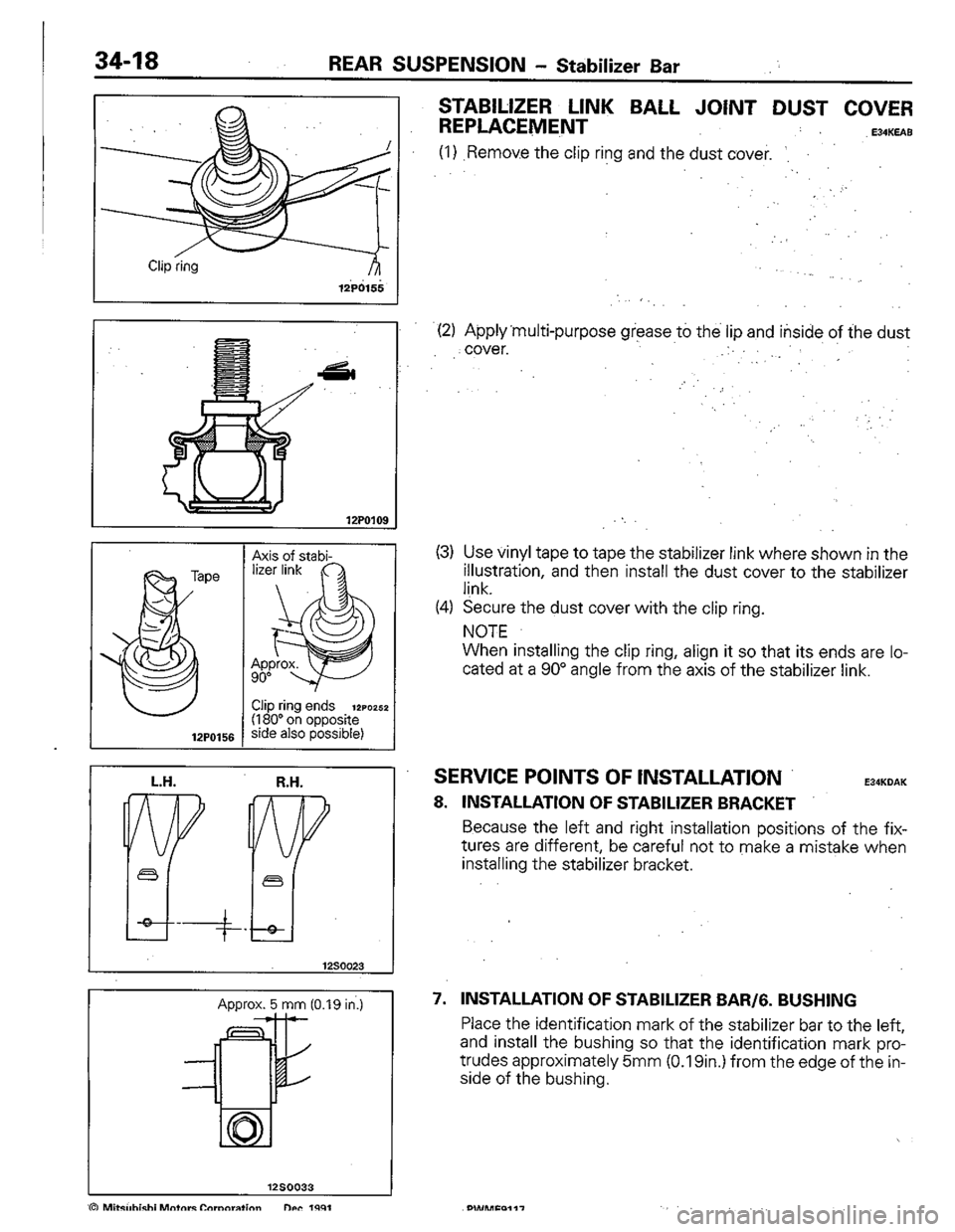 MITSUBISHI COLT 1992 Workshop Manual MITSUBISHI COLT 1992 Workshop Manual