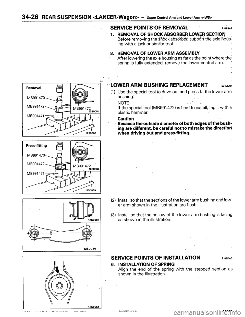 MITSUBISHI COLT 1992 Workshop Manual MITSUBISHI COLT 1992 Workshop Manual