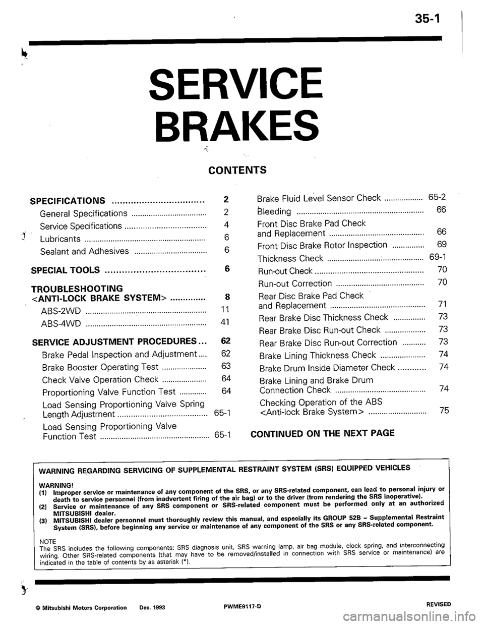 MITSUBISHI COLT 1992 Workshop Manual MITSUBISHI COLT 1992 Workshop Manual