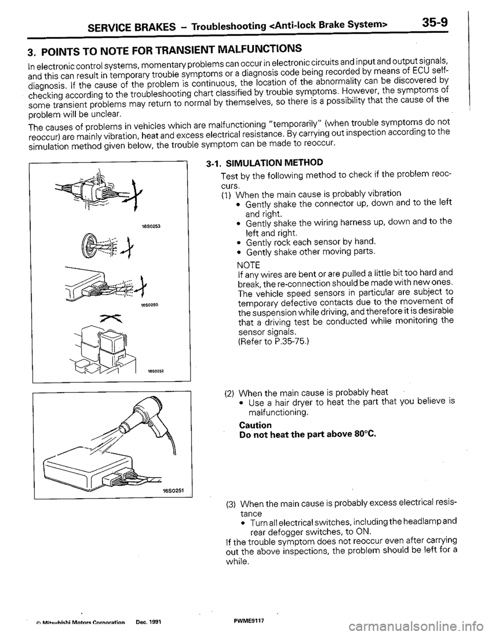 MITSUBISHI COLT 1992 Workshop Manual MITSUBISHI COLT 1992 Workshop Manual