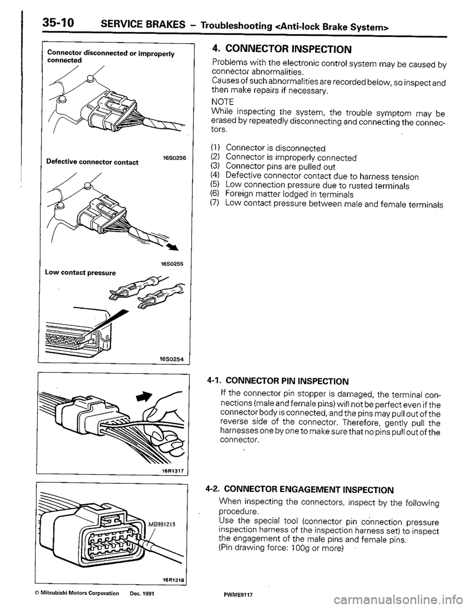 MITSUBISHI COLT 1992 Workshop Manual MITSUBISHI COLT 1992 Workshop Manual