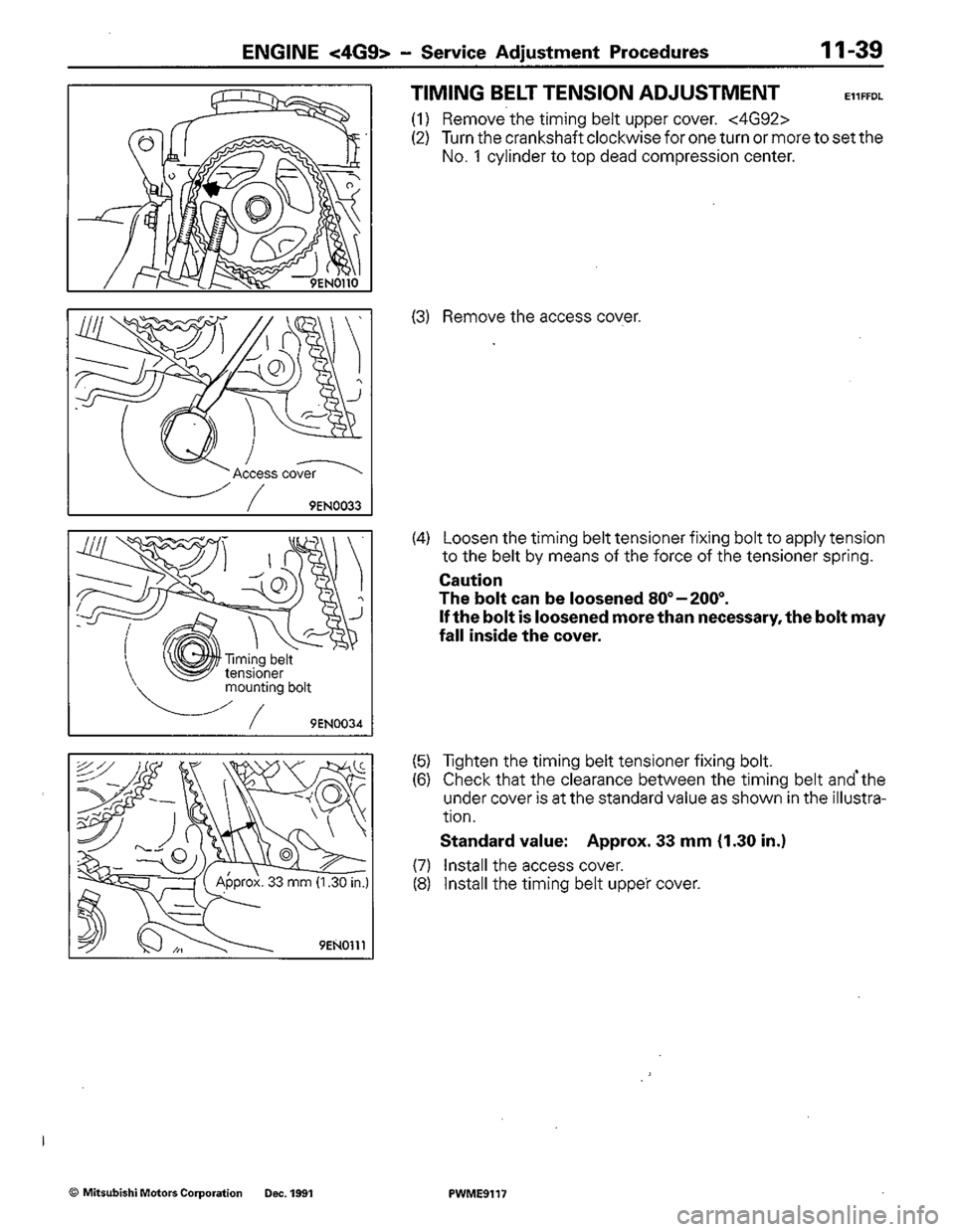 MITSUBISHI COLT 1992 Manual Online MITSUBISHI COLT 1992 Manual Online