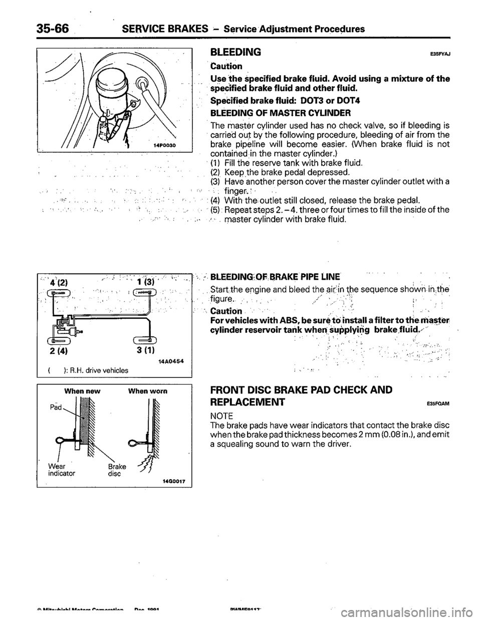 MITSUBISHI COLT 1992 Workshop Manual MITSUBISHI COLT 1992 Workshop Manual