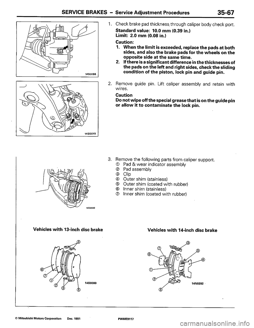 MITSUBISHI COLT 1992 Workshop Manual MITSUBISHI COLT 1992 Workshop Manual